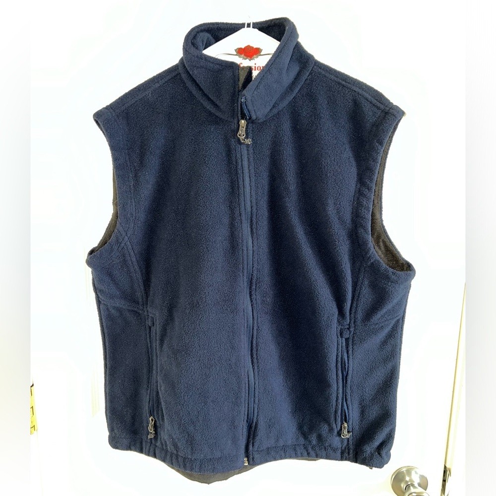 Port Authority Men’s Large Navy Blue Fleece Vest